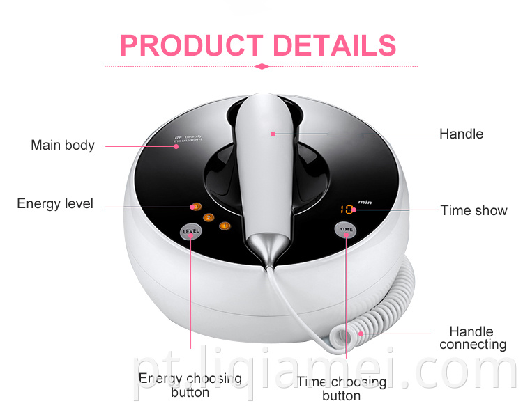 Instrumento de beleza de RF profissional Anti-Riuste Device de alta frequência Máquina de beleza facial RF